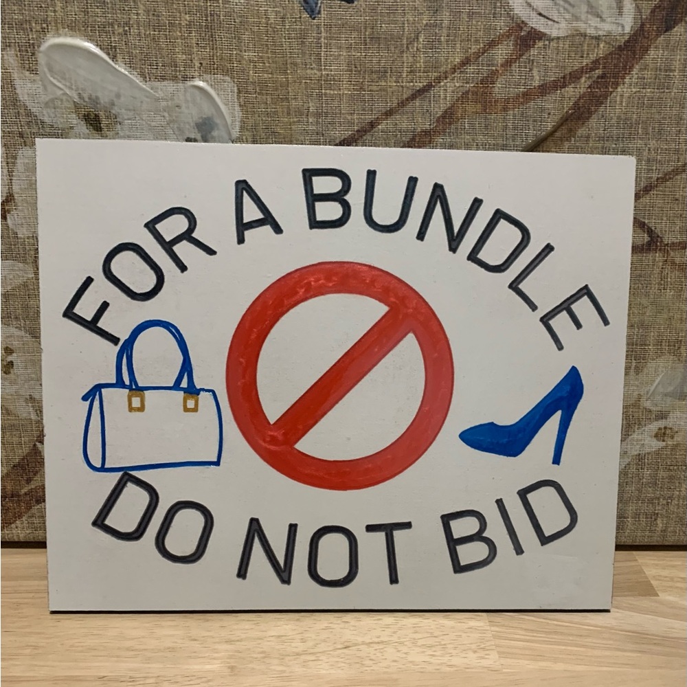8”x10” Handmade wooden sign - Picture 3 of 5